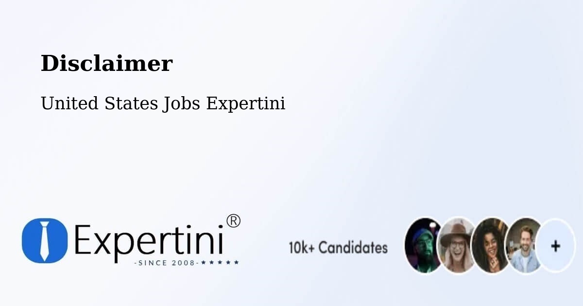 Disclaimer – Melvindale - United States Jobs Expertini